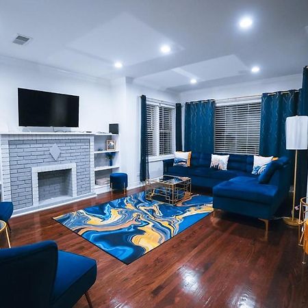 The Blue Golden Luxury Modern 3- Bedroom Apartment In شيكاغو المظهر الخارجي الصورة